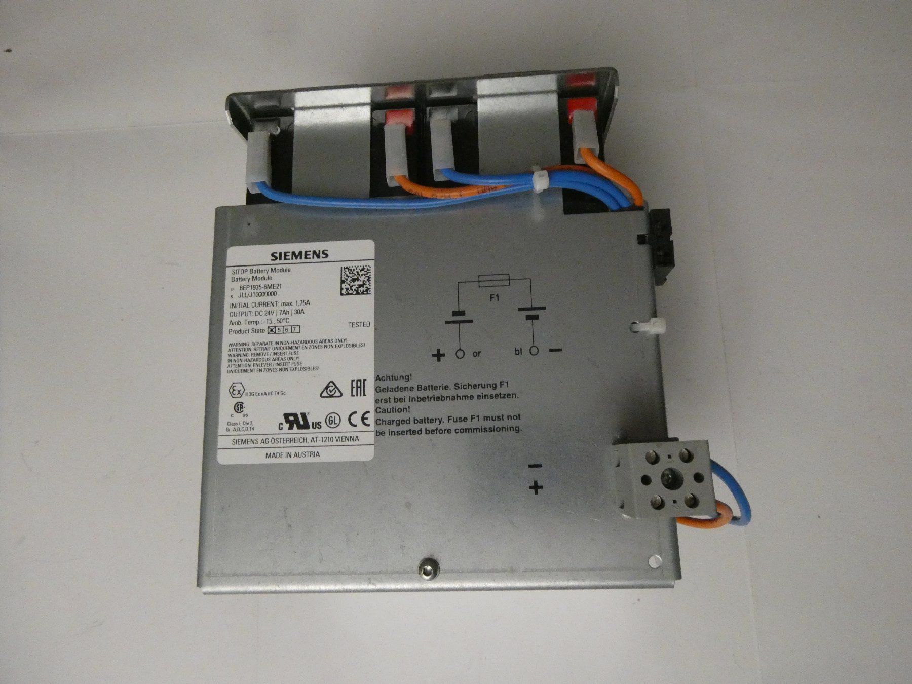 Componenti elettronici: Siemens SITOP Akkumodul 24 V/7 Ah – Nuovo (secondo la descrizione) da Fulenbach venduto da Hach0