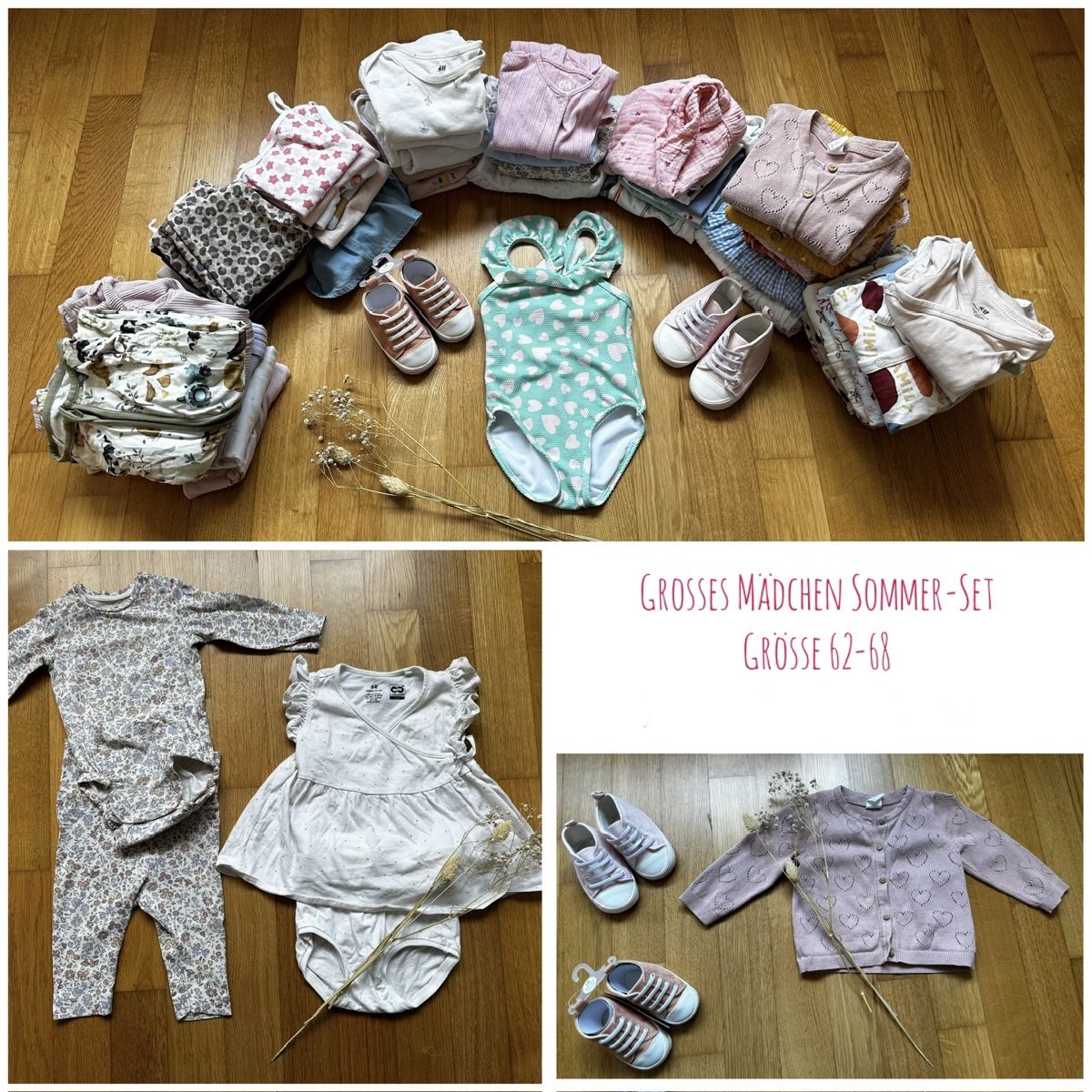 Kleiderpakete & -sets: Grosses Mädchen Sommer-Set Gr. 62/68 – Gebraucht aus Malters von F.Burri