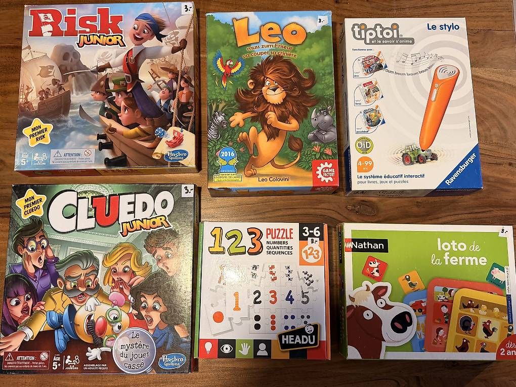 Spiele: Jeu de société - 1 jeu = 3 – Gebraucht aus Essertines-Yverdon von clemesitpa