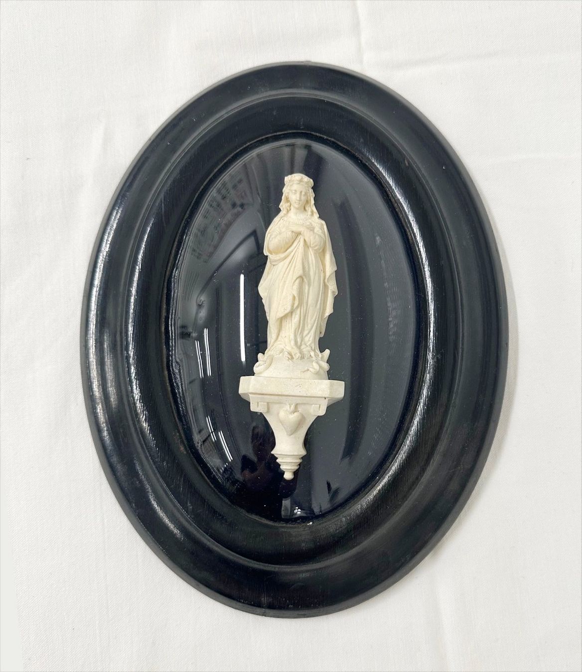 Sculture & Statue: Heilige Maria in Rundglas – Usato da St. Gallen venduto da winona04