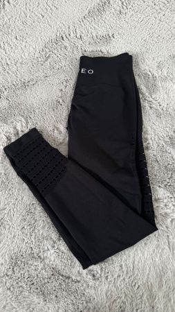 TEVEO Leggings schwarz
