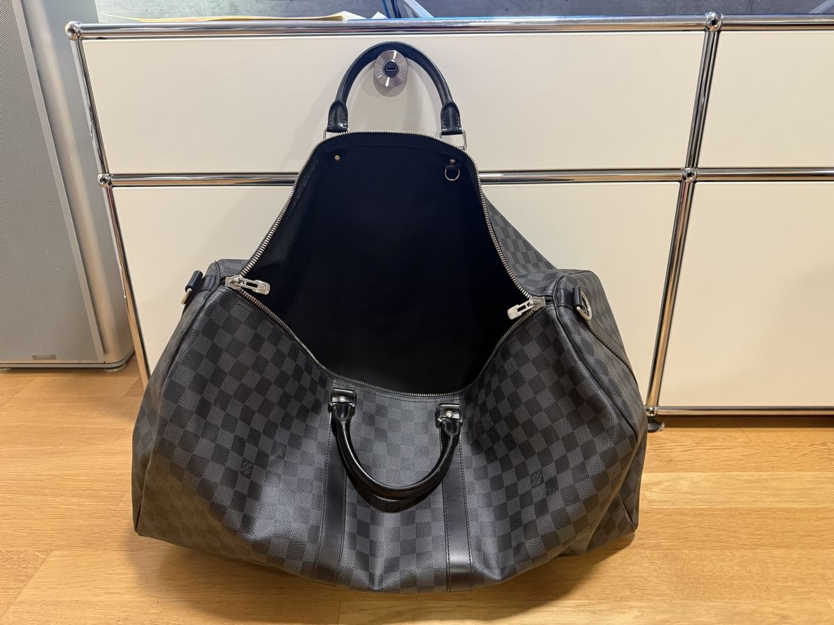 Borse: Louis Vuitton Keepall 55 Damier Graphite – Usato da Langenthal venduto da simonboell 1