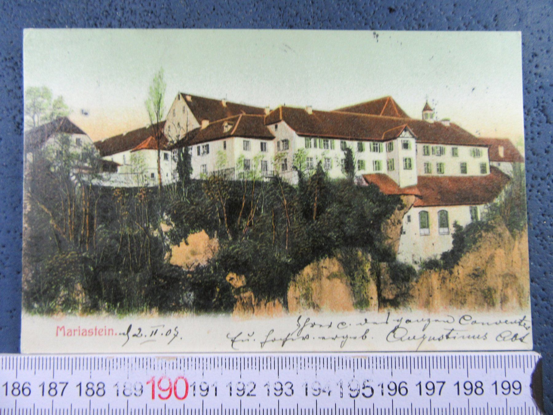 Cartoline postali: MARIASTEIN 1907 SO AK GEL. DR – Usato da Ettingen venduto da Hausi4711