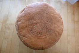 Pouf Sitzkissen Leder