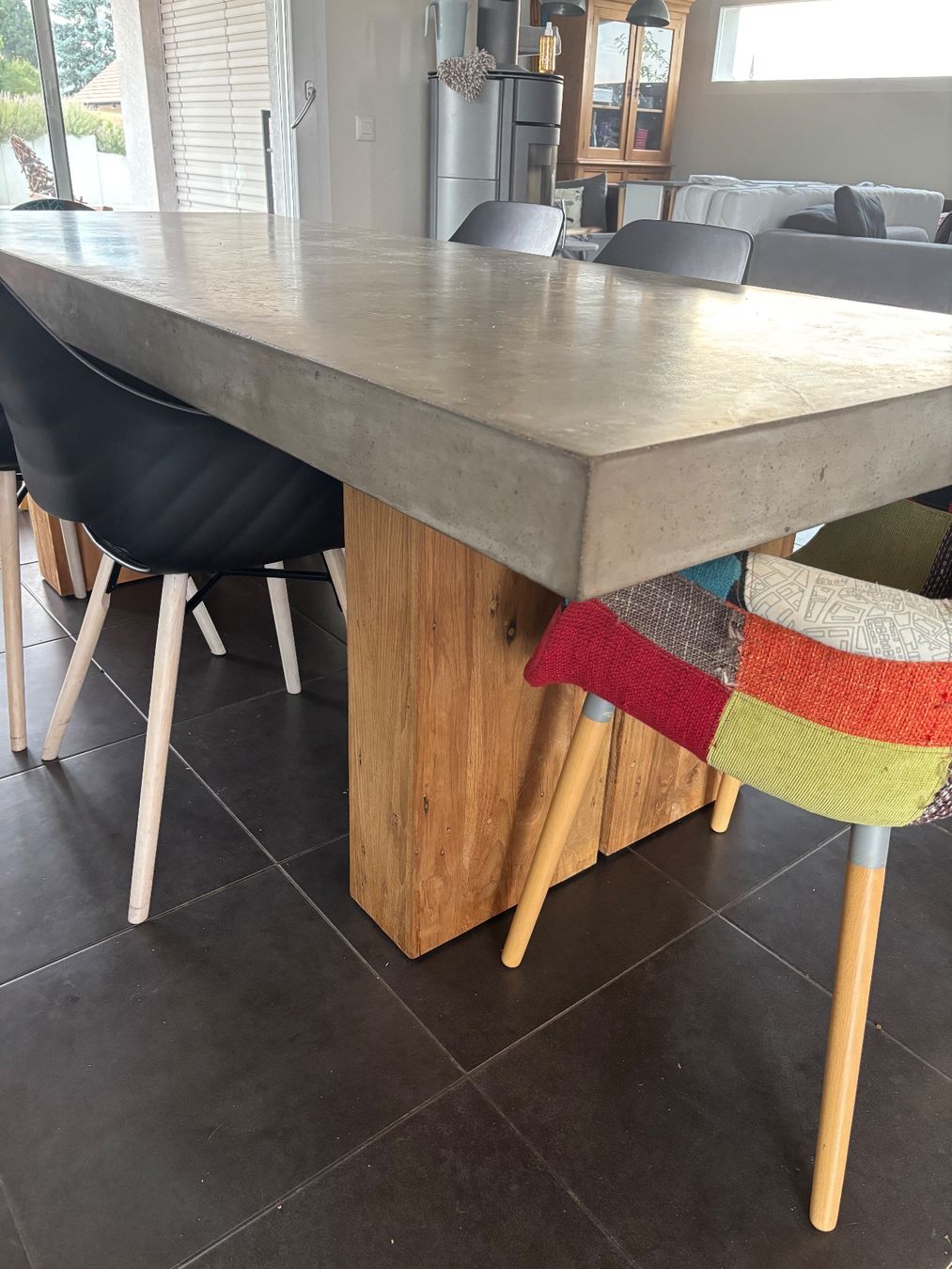 Tavoli: Table Béton et bois – Usato da Courtion venduto da joh_bx8m 2