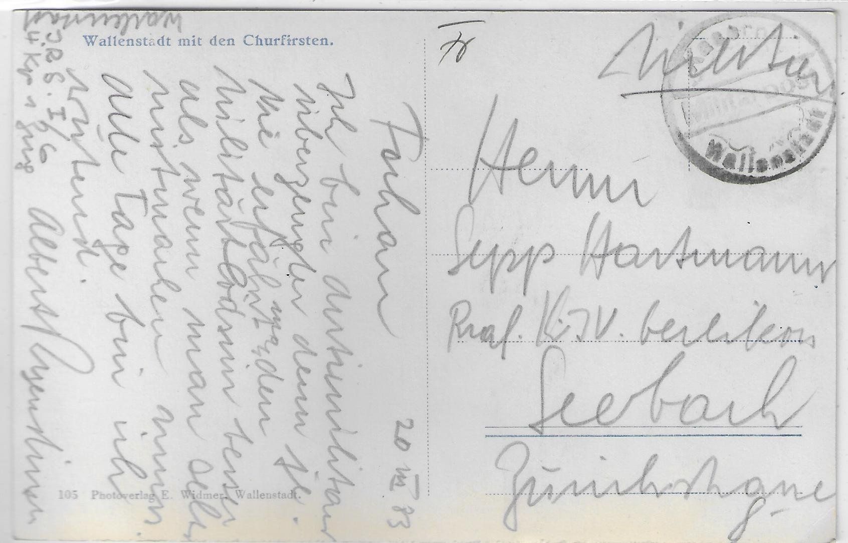 Cartes postales: Wallenstadt mit den Churfirsten – D'occasion à Ettingen par Kartenplanet 1