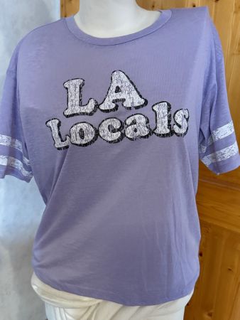 Sommerliches T-Shirt von Chicoree, Grösse M, Lila, Top!
