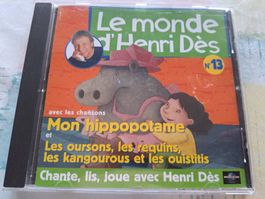 Cd Le monde d'Henri Dès - Mon hippoppotame 