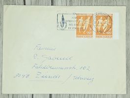 CL14 Enveloppe + Timbre Luxembourg 1968
