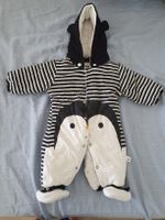 Adorable combinaison bébé pingouin rayée - Taille 3-6mois