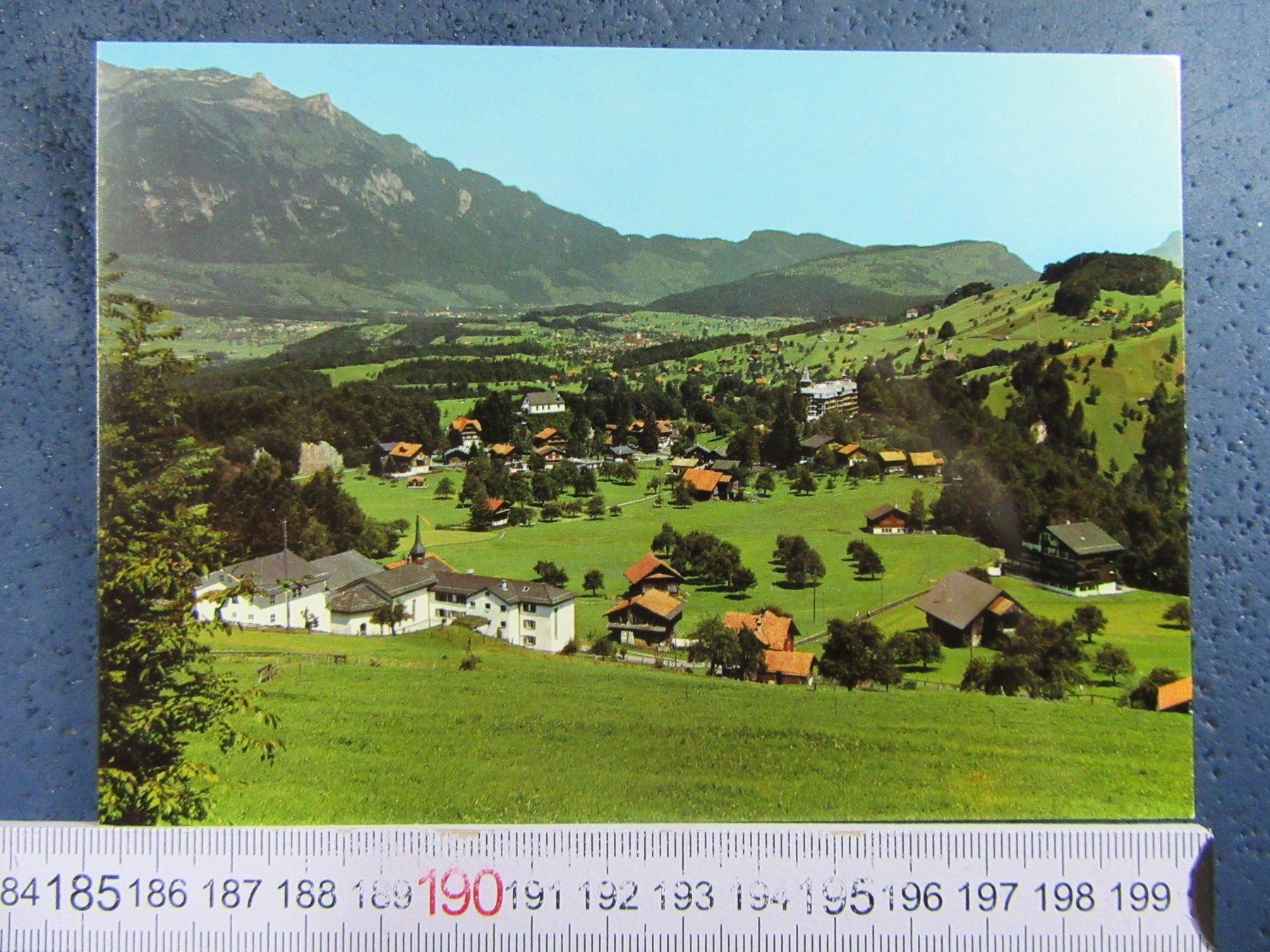 Ansichtskarten: FLÜELI-RANFT MIT PILATUS AK ONW – Gebraucht aus Ettingen von Hausi4711