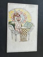 Postkarte Gute Besserung Militärpost 1921 (P65)