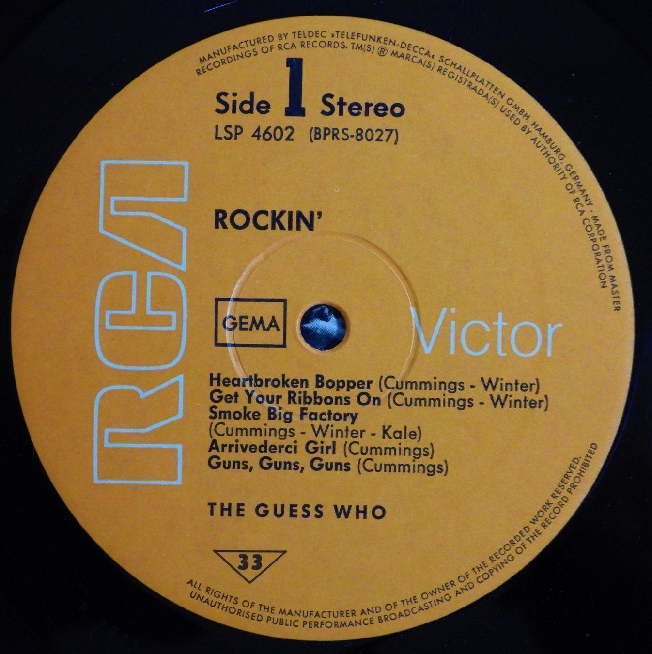 Dischi in vinile: THE GUESS WHO ROCKIN  LP1972 – Usato da Dübendorf venduto da mar_85sd 3
