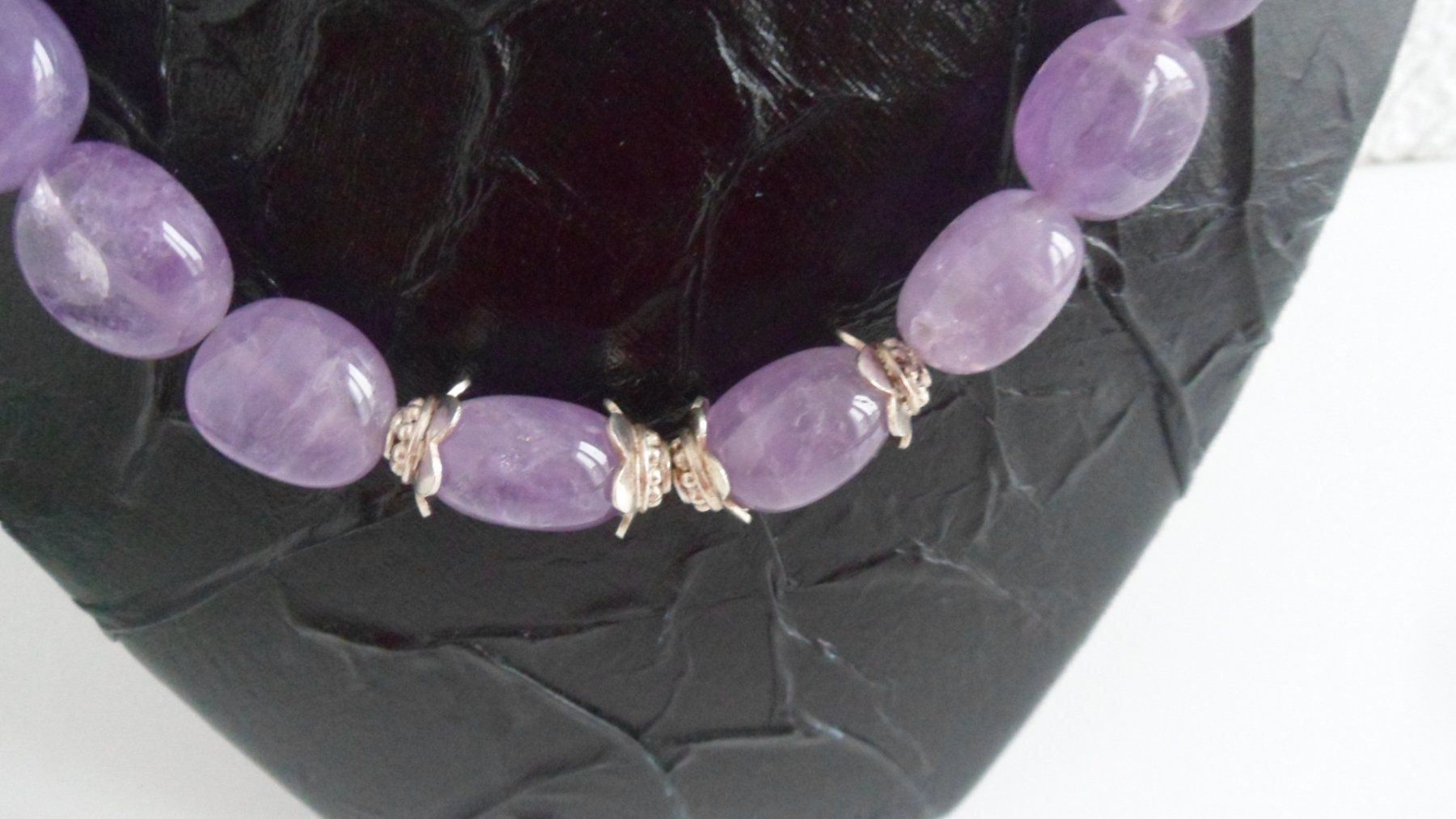 Catenine: Kette aus Amethyst – Nuovo (secondo la descrizione) da Oberwil b. Zug venduto da roshan01 1