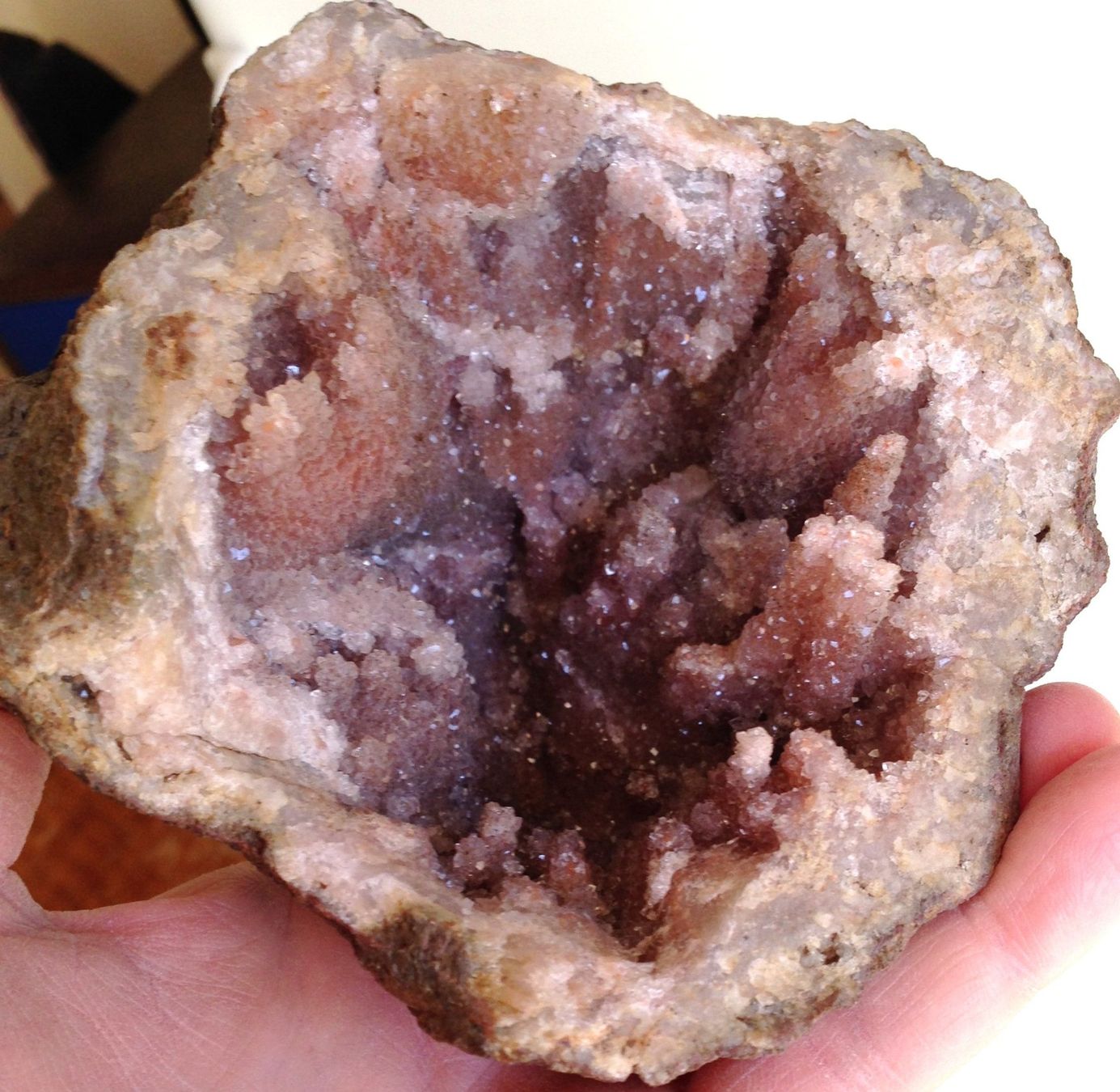 Minerali & Pietre curative: géode d'améthyste brute avec stalagmites du maroc – Usato da Vevey venduto da zabounetta 7