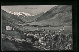 Andermatt, Idyllischer Ort in den Bergen