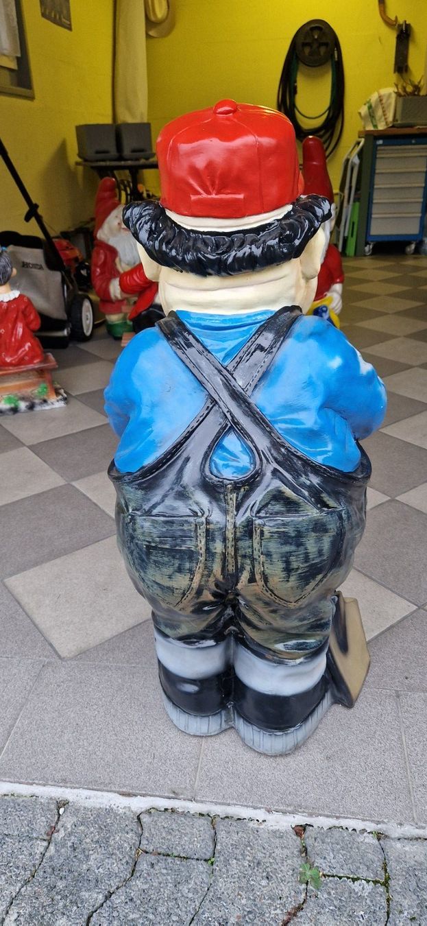 Statuette: Gartenfigur Bauarbeiter – Usato da Bronschhofen venduto da son_j5dk 1