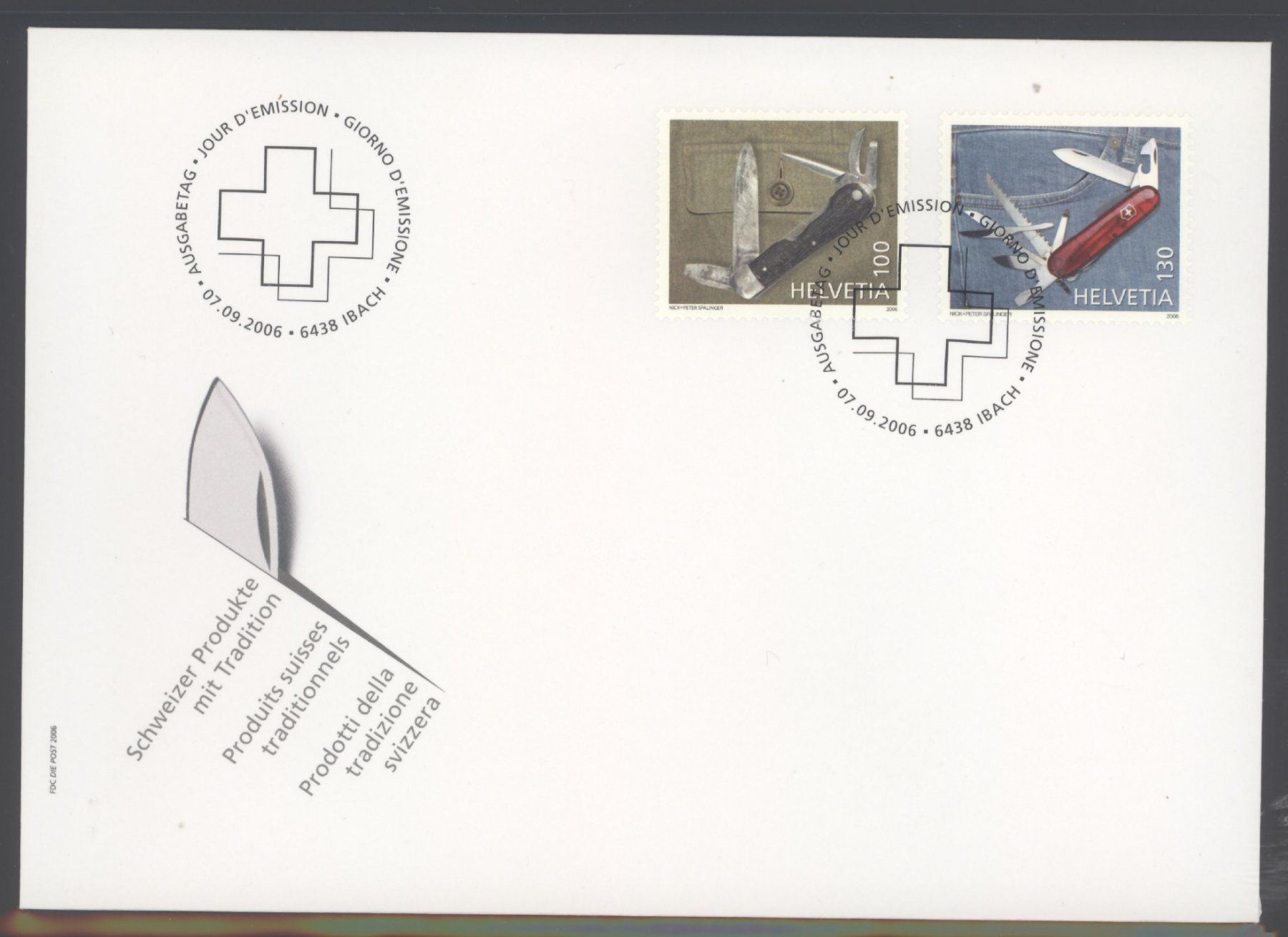 Tutti i francobolli: 2006, FDC, Schweizer Produkte mit Tradition – Usato da Willisau venduto da Vollstempel