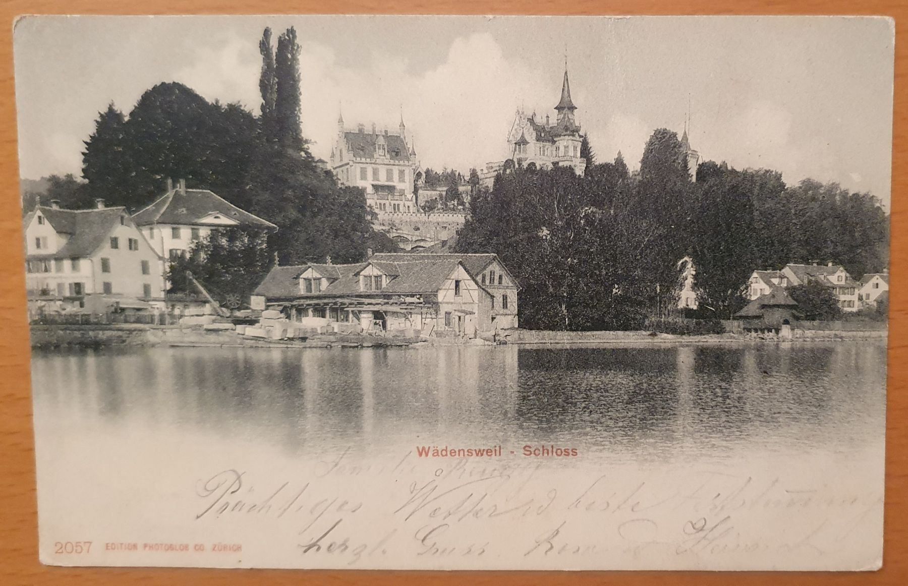Cartoline postali: Wädenswil - Schloss 1902 – Usato da Kreuzlingen venduto da Rschweiz1
