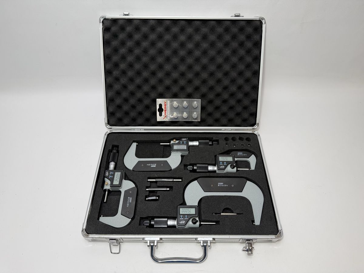 Misurare: Bügelmessschrauben Set Neriox 0-100mm digital Mikrometer – Usato da Boswil venduto da ABLagerBoswil 1