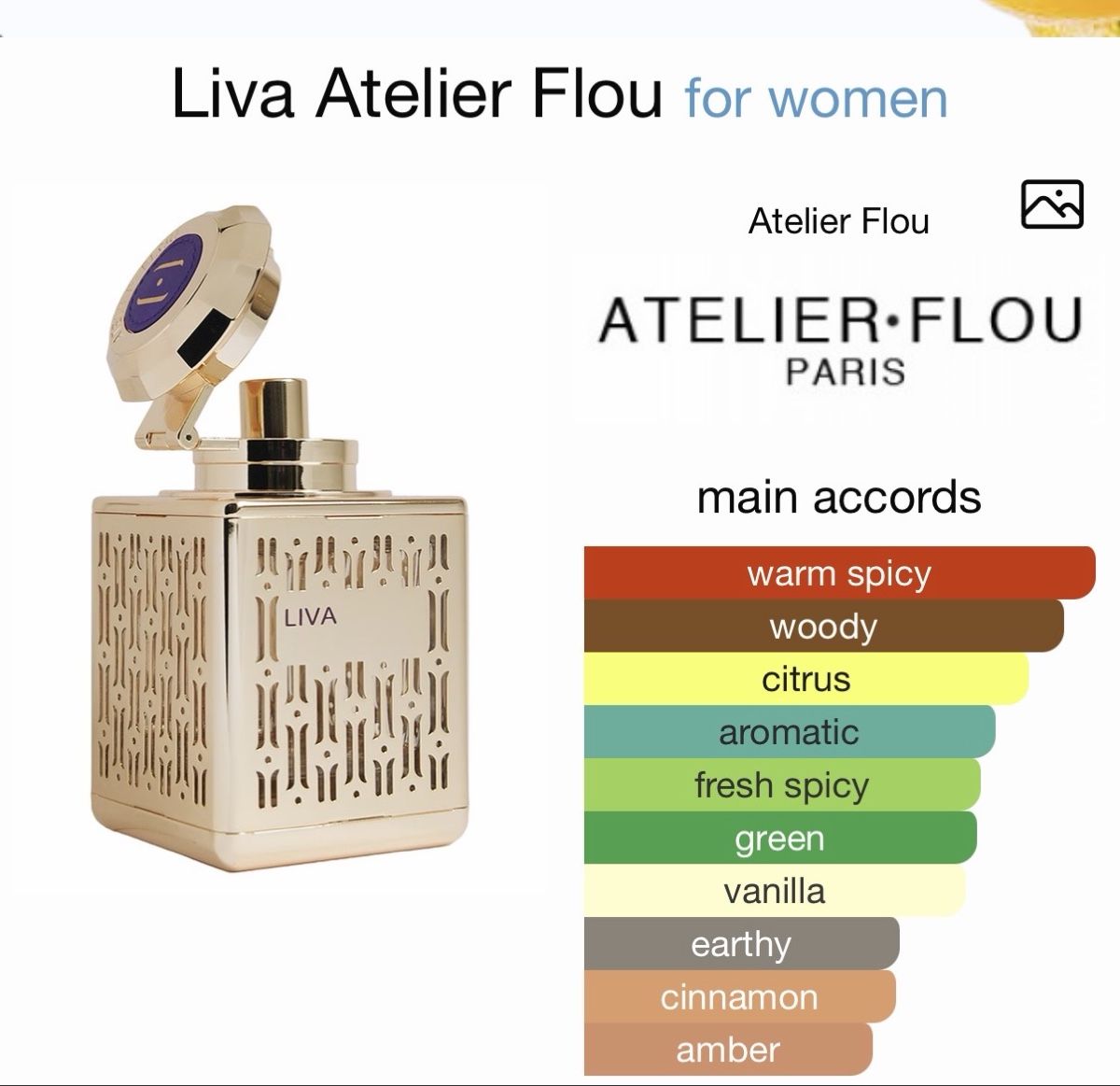 Profumi & Eau de Toilette: Liva by Atelier Flou Paris – Nuovo e nell'imballaggio originale da Bursinel venduto da rud_9mxh 2