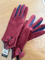 Gants bordeaux femme