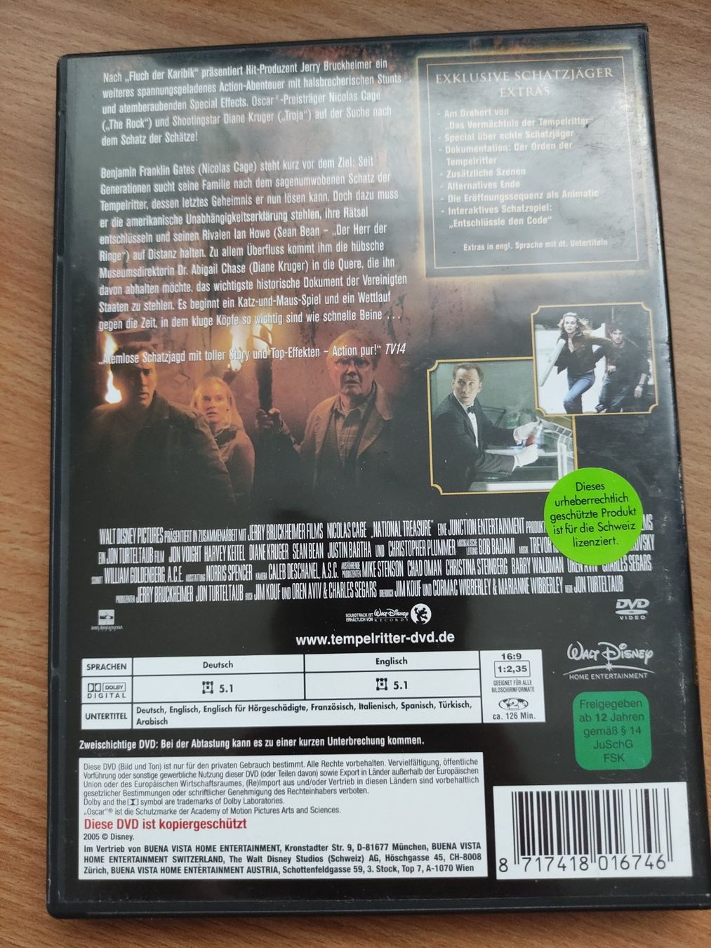 Tutti i DVDs: Das Vermächtnis der Tempelritter – Usato da Siebnen venduto da Valora23 1