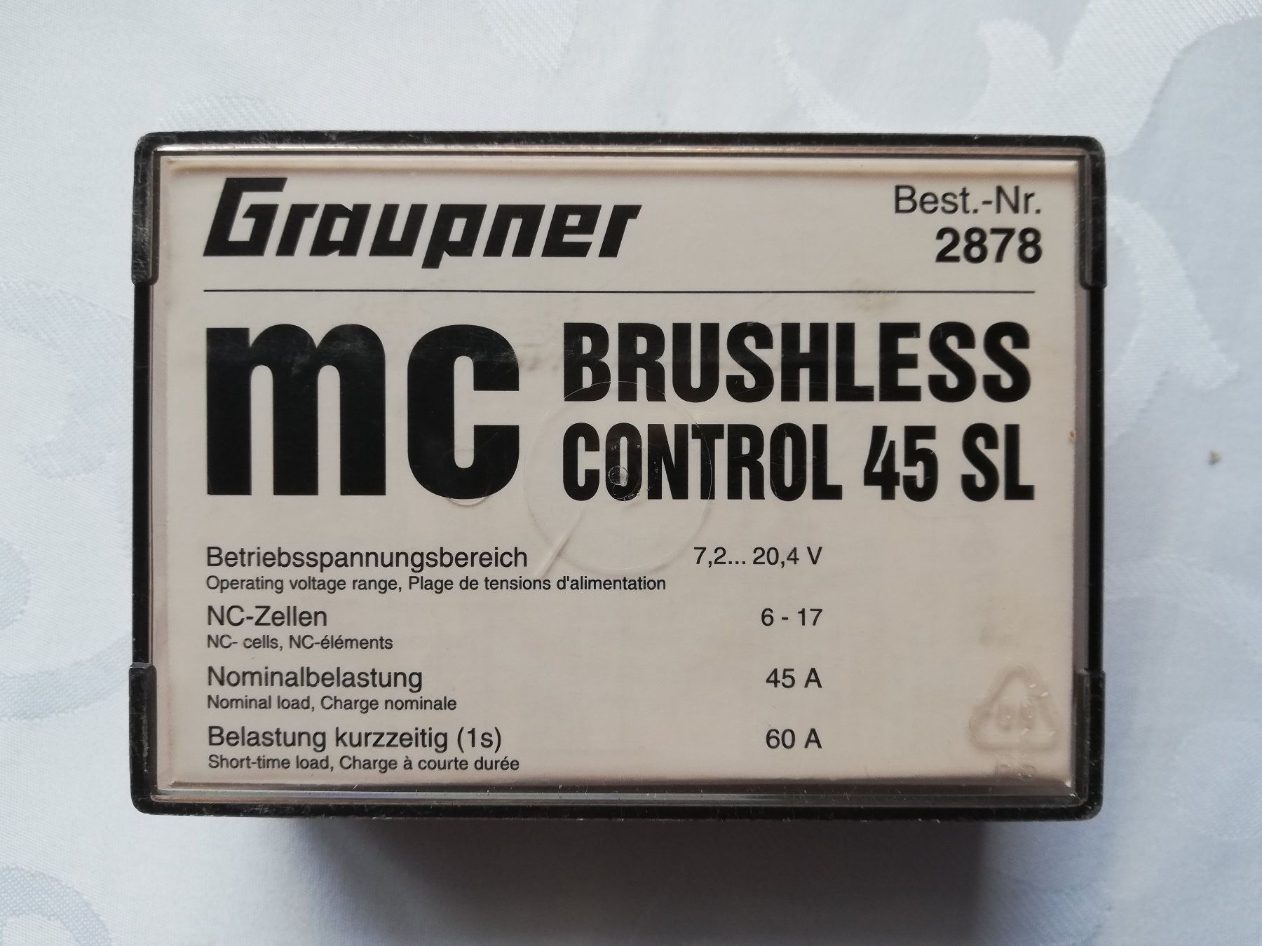 Graupner RC Modellbau: Graupner mc Brushless Control 45 SL – Neu und originalverpackt aus Witterswil von ushornet