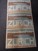 VIGNETTE ZÜRICH; OFFIZ. VERKEHRSBÜRO; RAR