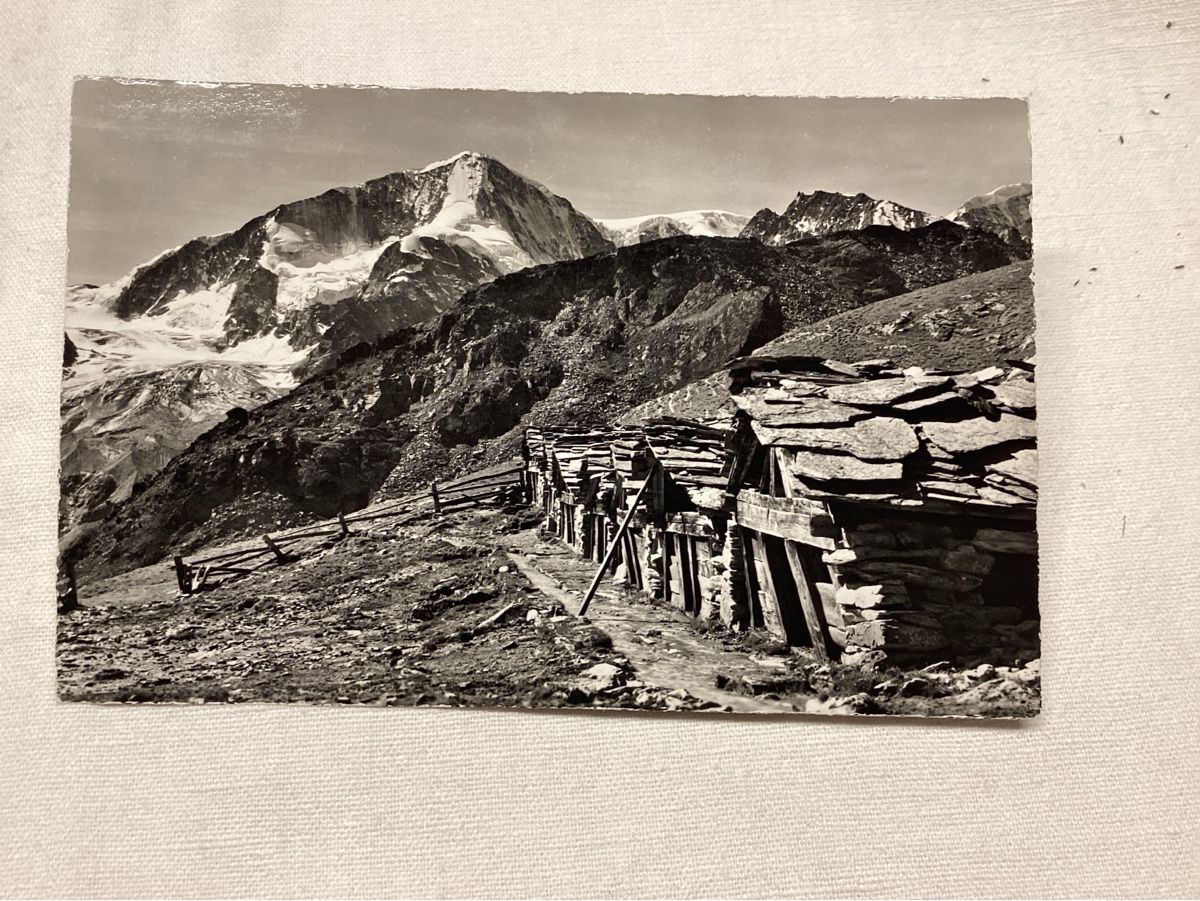 Cartoline postali: Arolla chottes de Pra-Gra 1961 – Usato da Luc (Ayent) venduto da Rebouille