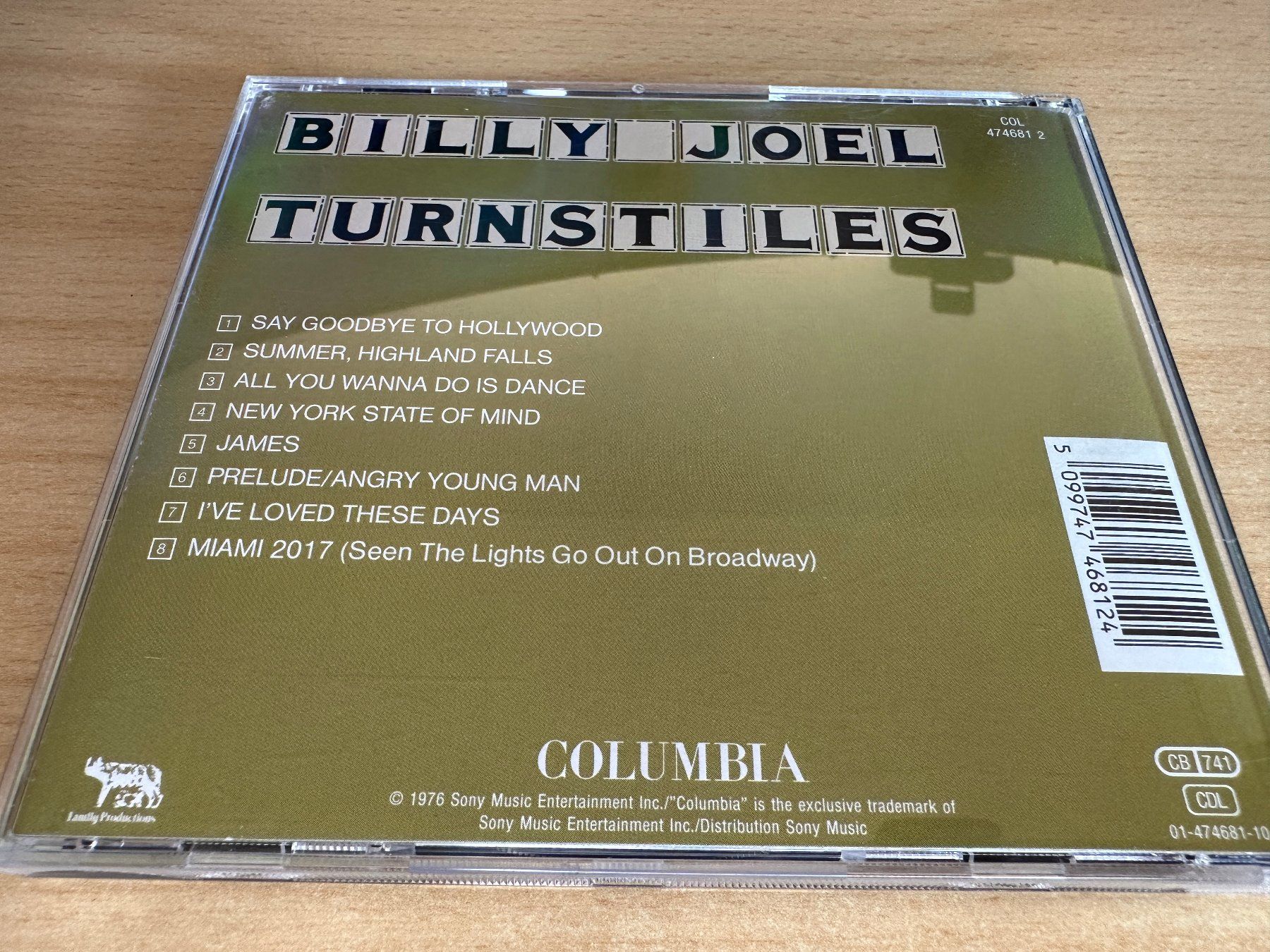CD: Billy Joel – Turnstiles – Usato da Rikon im Tösstal venduto da Alpenmutz 1