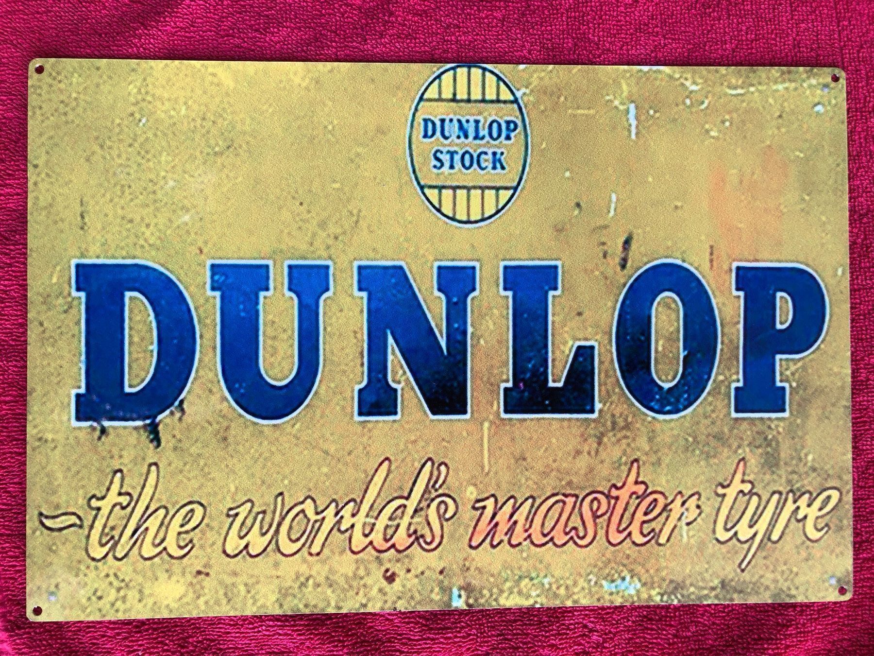 Insegne: Dunlop reifen pneu werbung classic – Nuovo (secondo la descrizione) da Reinach AG venduto da rares75