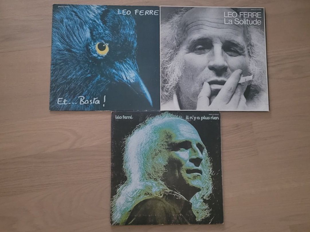 Vinyles: 3 LP  Léo Ferré – D'occasion à Martigny par MZ-67