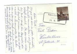 Aushilfsstempel Triesenberg 20.VI.59 li