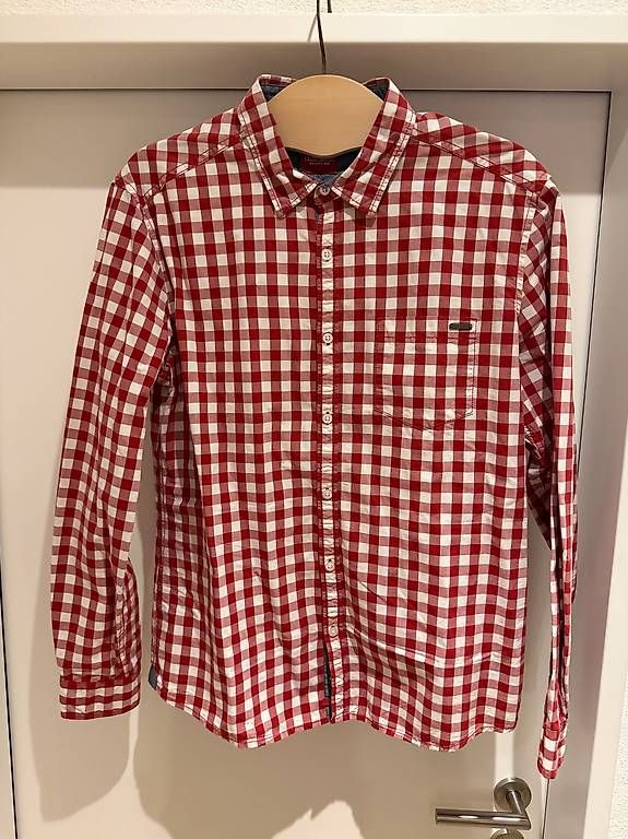 Chemisiers: Esprit Hemd rot/weiss – D'occasion à Röschenz par esiemoen