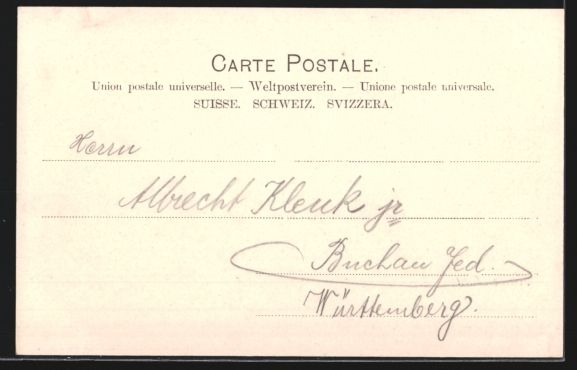 Cartoline postali: AK Kaiserstuhl, Teilansicht mit Brücke – Usato da Berlin venduto da bartko-reher 1