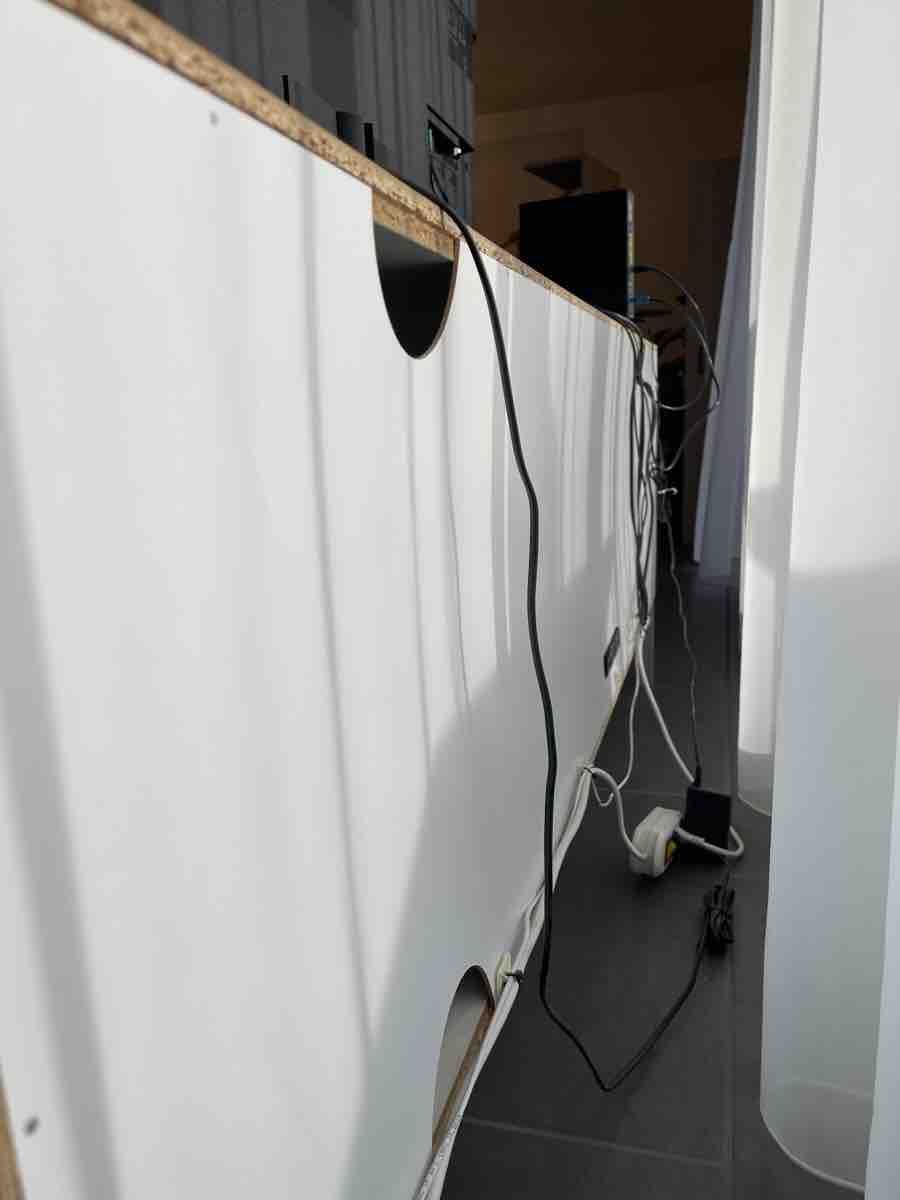 TV Möbel: Fernsehmöbel weiss mit Schubladen und Glasfronten – Gebraucht aus Reiden von Myri84 4