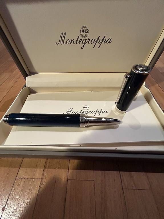 Montegrappa Penna & Evidenziatori: Stylo Roller Montegrappa 1912 Espressione  Bleu & Argent 925 – Usato da Genève venduto da fbe_ywk6 1