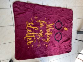 Plaid Harry Potter "Waiting for my Letter" neuf
