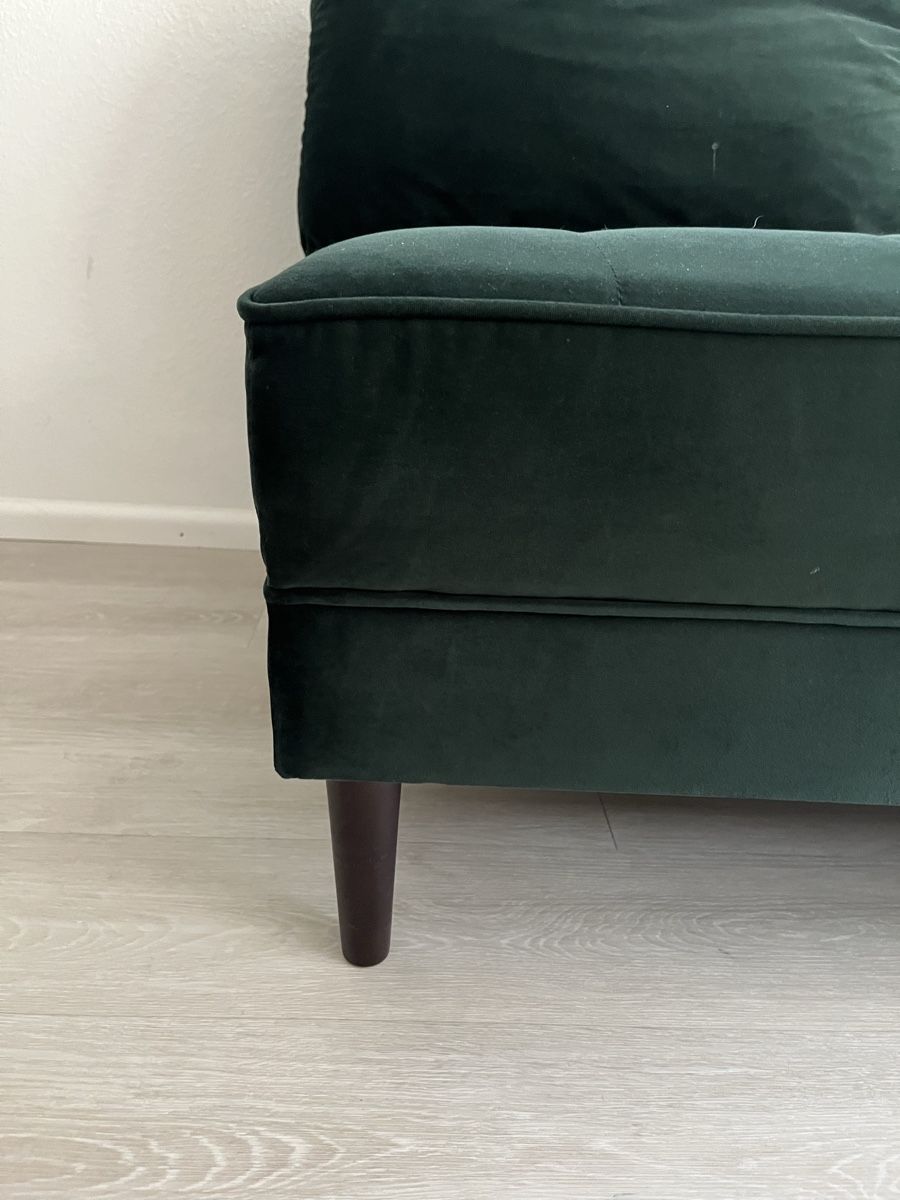 Divani: Sofa reklamiere Smaragd grün samt   – Usato da Basel venduto da lis_vd5v 5