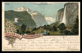 Litho Lauterbrunnenthal, Gruss vom Staub