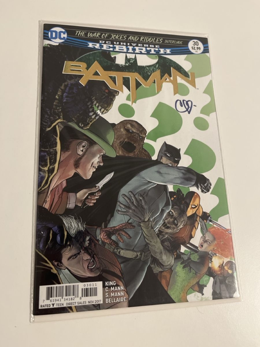 Fumetti: Batman #22 Rebirth - Signed Clay Mann  – Usato da Dübendorf venduto da flying_grayson