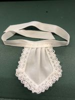Puppenstube -Servierschürze für Puppenstubenpuppe -  1:12