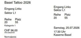 Ticket Basel Tattoo