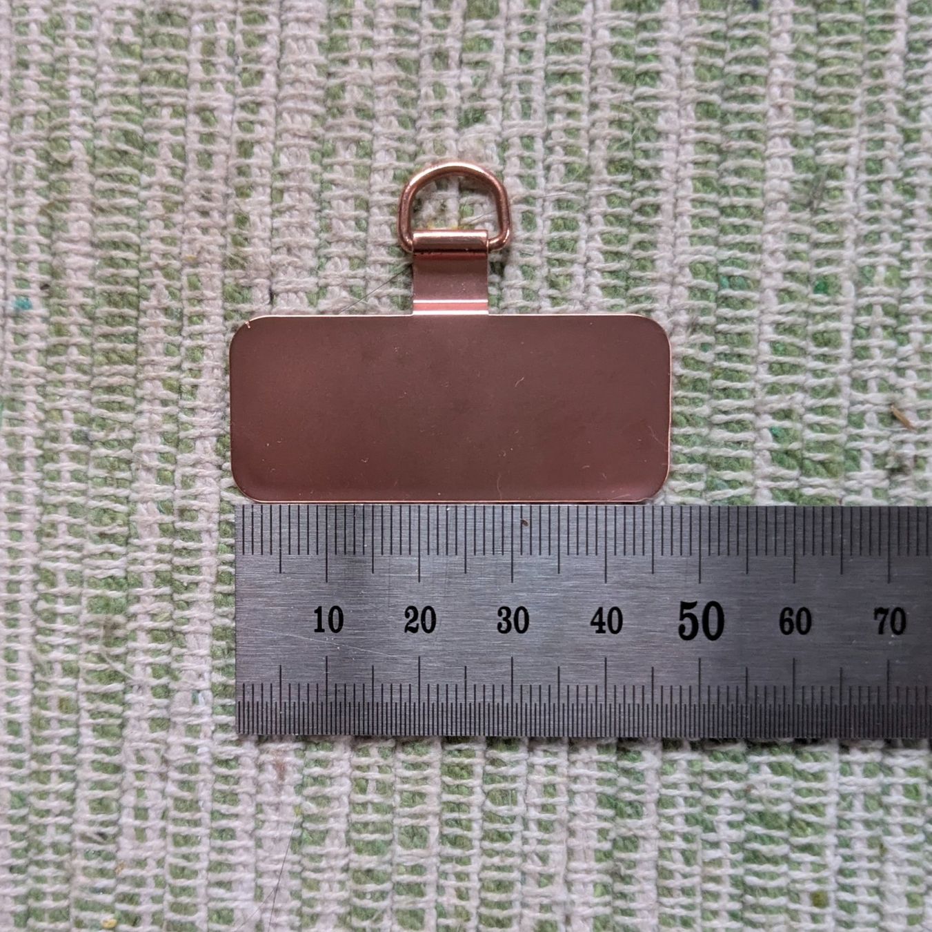 Portachiavi: Plaque métal accessoire smartphone or rose – Nuovo e nell'imballaggio originale da Orsieres venduto da IndianaJones50a 2