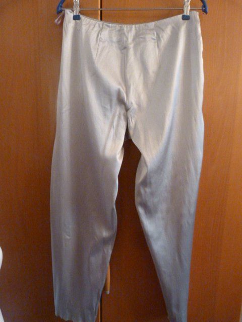 Pantaloni: Hose von di bari, Gr. 40, Glanz hellgold – Usato da Nunningen venduto da Fashion-Ave51 4