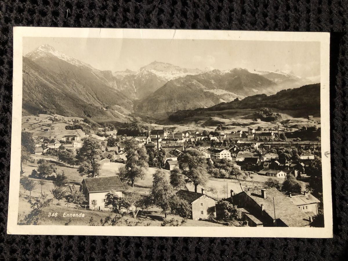 Ansichtskarten: Ansichtskarte Ennenda – Gebraucht aus Näfels von fritzjk