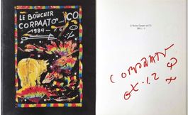 Kunstbuch Le Boucher Corpaato mit Zeichnung signiert