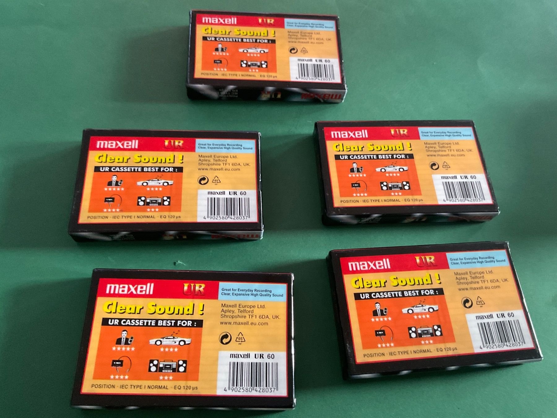 5 MAXELL Cassetten für ReVox, Nakamichi, Teac usw NEU (Gebraucht) in ...