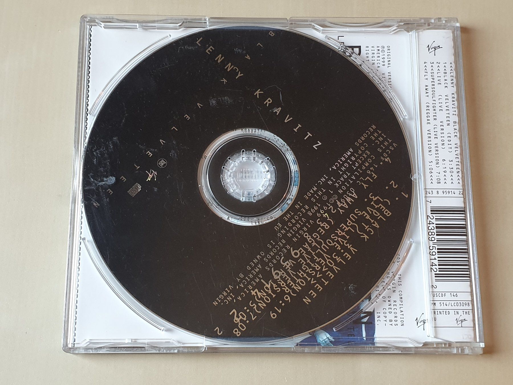 CD: Lenny Kravitz Black Velveteen – Usato da Stansstad venduto da collectorsshop 1
